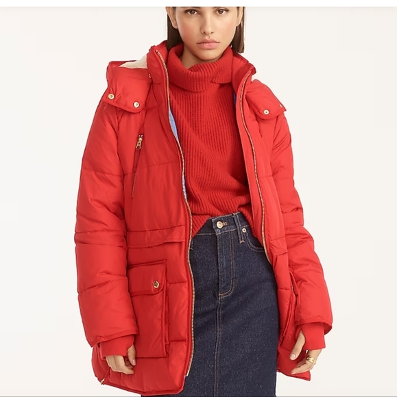 J Crew Puffer Jacket - Picture 2 of 6